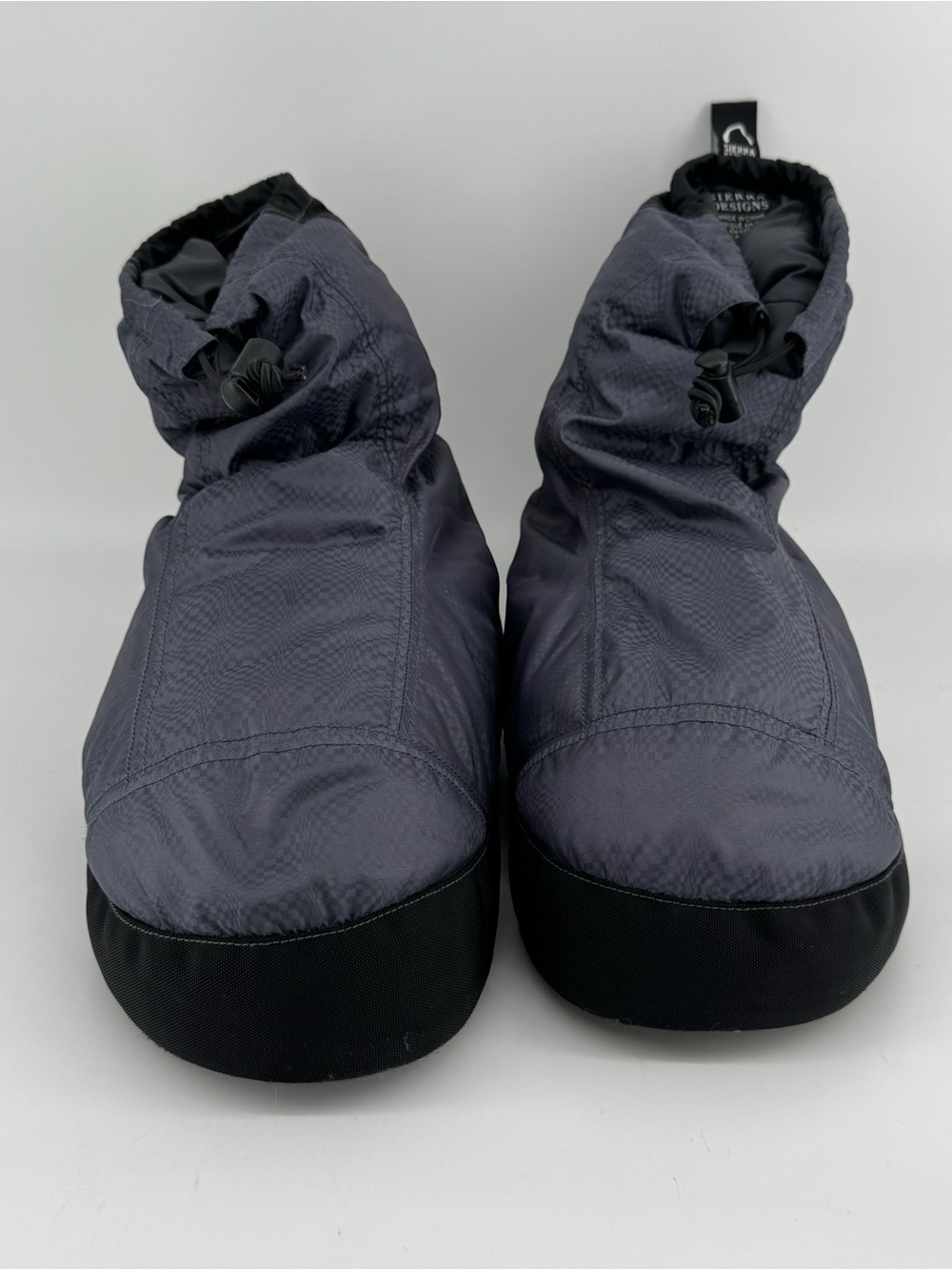 Sierra Designs Insulated Camp Booties Slippers Gray Medium MM / HM